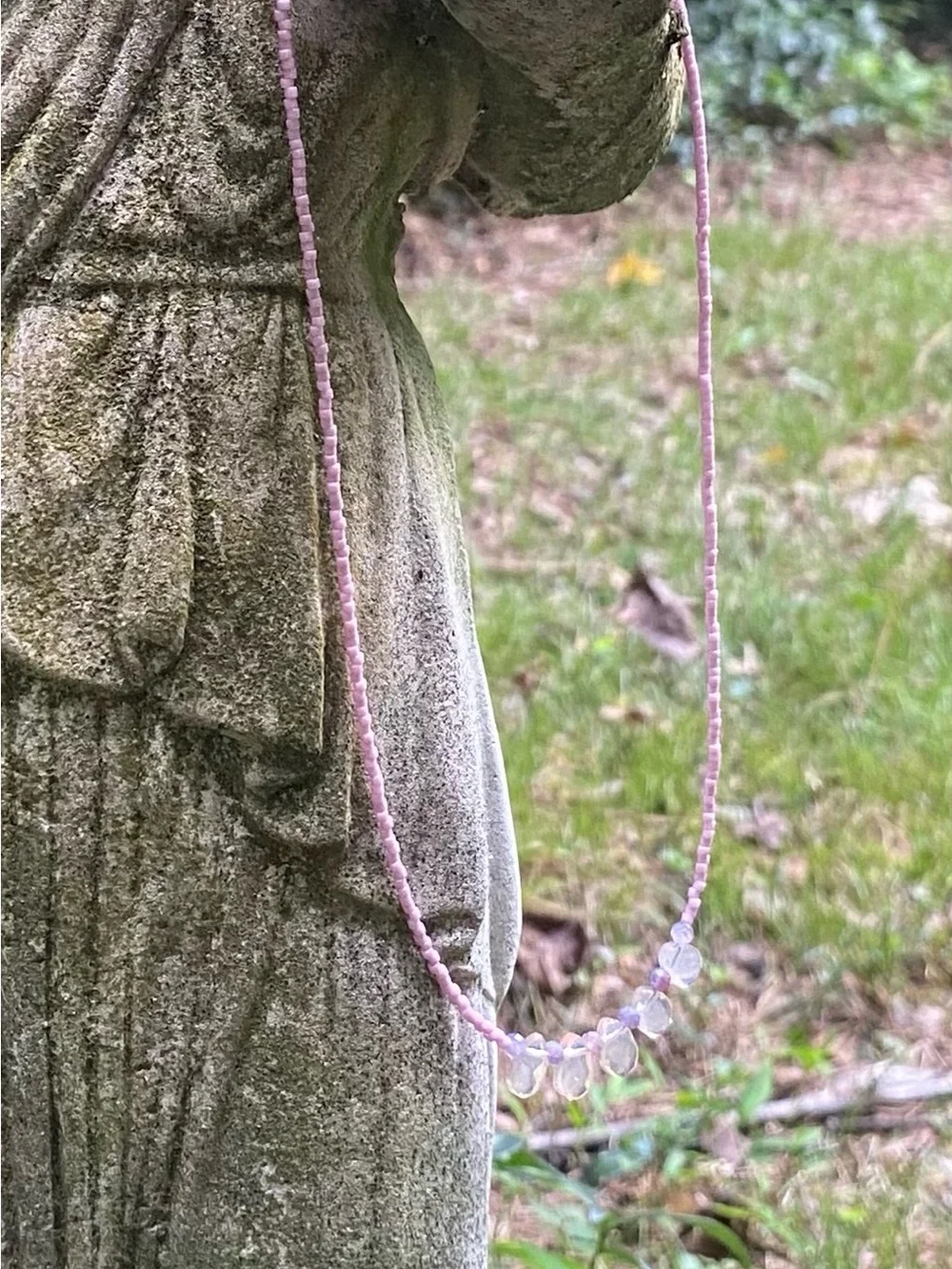 Opalite Necklace and Earrings Set